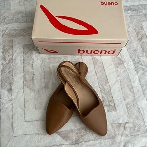New in Box Leather Slingback Flats